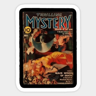 Vintage Thrilling Mystery Sticker